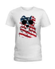 Cute Australian Shepherd Ladies T-Shirt thumbnail