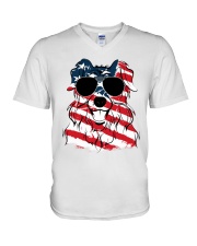 Cute Australian Shepherd V-Neck T-Shirt thumbnail
