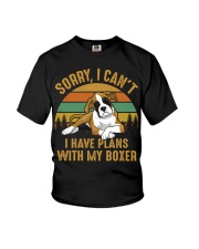 I Have Plans With My Boxer Youth T-Shirt thumbnail