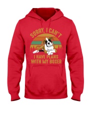 I Have Plans With My Boxer Hooded Sweatshirt thumbnail