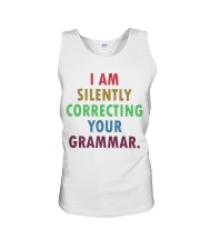 Silently Correcting Your Grammar Unisex Tank thumbnail