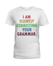 Silently Correcting Your Grammar Ladies T-Shirt thumbnail