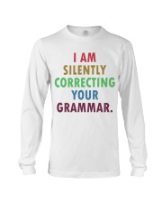 Silently Correcting Your Grammar Long Sleeve Tee thumbnail