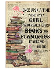 Books Flamingos Once Upon A Time Vertical Poster 11x17 Poster front