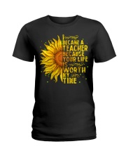 I became a teacher Ladies T-Shirt thumbnail