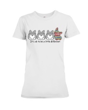 A Little Different Corgi Premium Fit Ladies Tee thumbnail