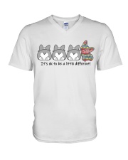 A Little Different Corgi V-Neck T-Shirt thumbnail
