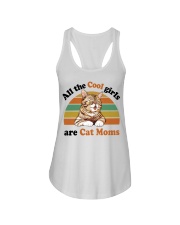 Cool Girls Are Cat Moms Ladies Flowy Tank thumbnail