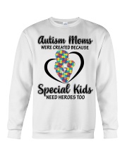 Autism mom Crewneck Sweatshirt thumbnail