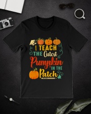 I Teach The Cutest Pumpkin In The Patch Classic T-Shirt lifestyle-mens-crewneck-front-16