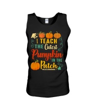 I Teach The Cutest Pumpkin In The Patch Unisex Tank thumbnail
