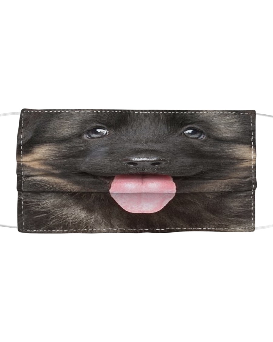 Cute Tongue German Shepherd Face Mask Cloth Cloth face mask