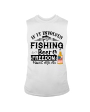 Fishing Beer And Freedom Sleeveless Tee thumbnail