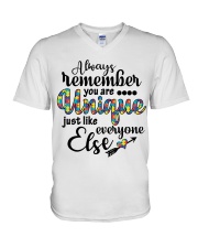 You Are Unique Just Like Everyone Else V-Neck T-Shirt thumbnail
