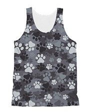 Dog feet Camo All-over Unisex Tank thumbnail