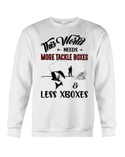 This world needs more tackle boxes Crewneck Sweatshirt thumbnail