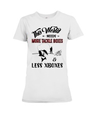 This world needs more tackle boxes Premium Fit Ladies Tee thumbnail