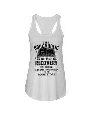 Im A Bookaholic On The Road To Recovery Ladies Flowy Tank thumbnail