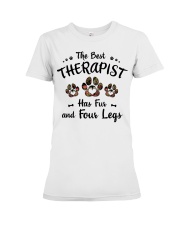 The Best Therapist Has Fur Premium Fit Ladies Tee thumbnail