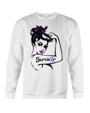 Purple Awareness - Survivor Crewneck Sweatshirt thumbnail