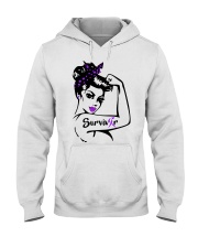 Purple Awareness - Survivor Hooded Sweatshirt thumbnail