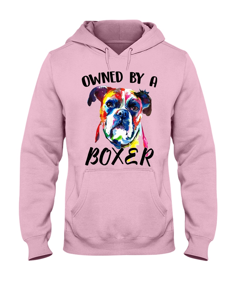 Owned by a Boxer Hooded Sweatshirt