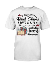 Read Books Three Days A Week Classic T-Shirt thumbnail