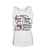 Read Books Three Days A Week Unisex Tank thumbnail