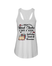 Read Books Three Days A Week Ladies Flowy Tank thumbnail