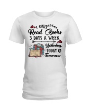 Read Books Three Days A Week Ladies T-Shirt thumbnail