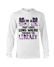 Long Walks Through The Library Long Sleeve Tee thumbnail