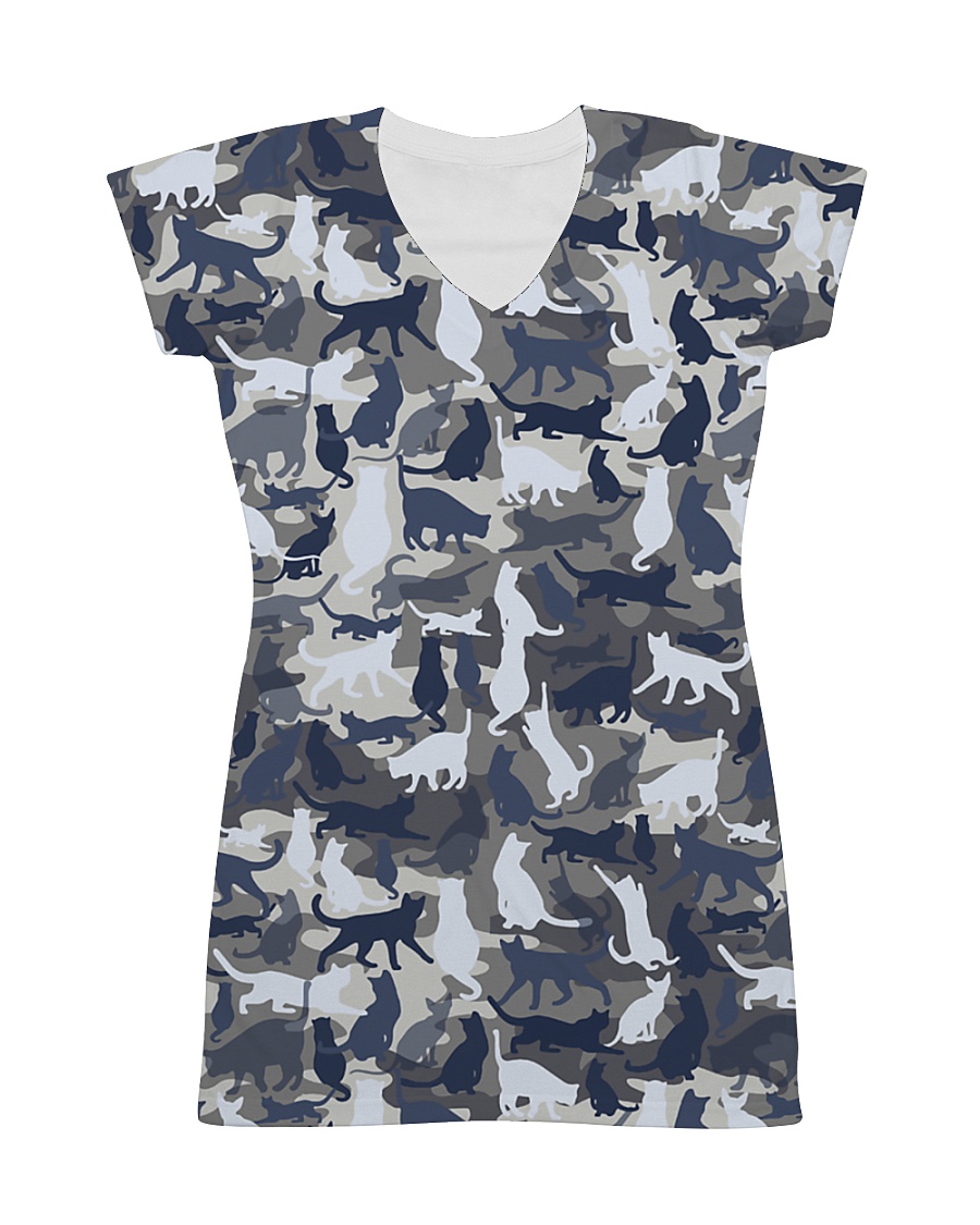 Cat camo All-over Dress