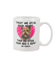 yorkies first we steal your heart Mug thumbnail
