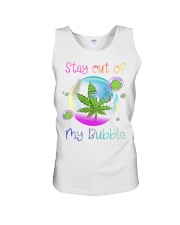 Weed stay out of my bubble Shirt Unisex Tank tile