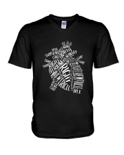 Nurse -Anatomical V-Neck T-Shirt thumbnail