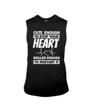 Cute Enough To Stop Your Heart Sleeveless Tee thumbnail