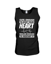 Cute Enough To Stop Your Heart Unisex Tank thumbnail