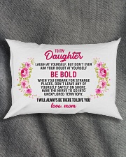 To My Daughter Rectangular Pillowcase aos-pillow-rectangle-front-lifestyle-1