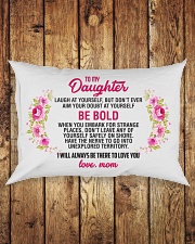 To My Daughter Rectangular Pillowcase aos-pillow-rectangle-front-lifestyle-2