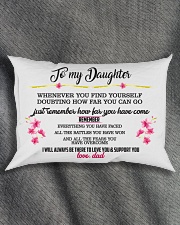 To My Daughter Rectangular Pillowcase aos-pillow-rectangle-front-lifestyle-1