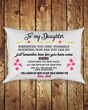 To My Daughter Rectangular Pillowcase aos-pillow-rectangle-front-lifestyle-2