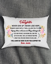 To My Daughter Rectangular Pillowcase aos-pillow-rectangle-front-lifestyle-1