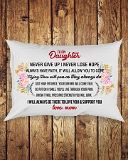 To My Daughter Rectangular Pillowcase aos-pillow-rectangle-front-lifestyle-2
