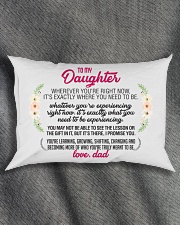 To My Daughter Rectangular Pillowcase aos-pillow-rectangle-front-lifestyle-1