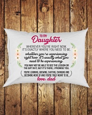 To My Daughter Rectangular Pillowcase aos-pillow-rectangle-front-lifestyle-2