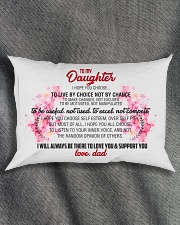 To My Daughter Rectangular Pillowcase aos-pillow-rectangle-front-lifestyle-1