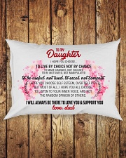 To My Daughter Rectangular Pillowcase aos-pillow-rectangle-front-lifestyle-2