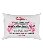To My Daughter Rectangular Pillowcase front