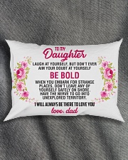 To My Daughter Rectangular Pillowcase aos-pillow-rectangle-front-lifestyle-1