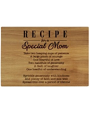 Recipe For A Special Mom Rectangle Cutting Board front